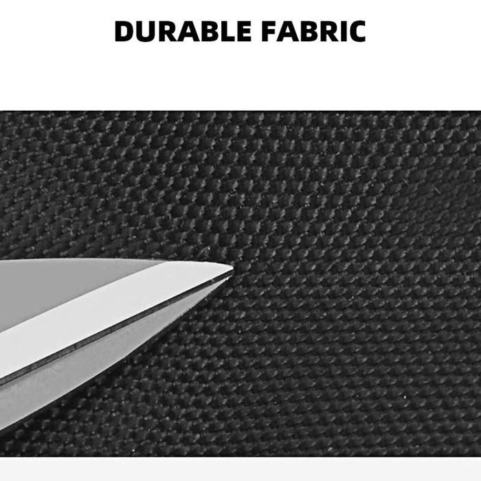 Black Waterproof Sports Waist Bag with Water Bottle Holder - Lightweight Oxford Fabric, Multi-Pocket Design for Running, Gym and Outdoor Activities