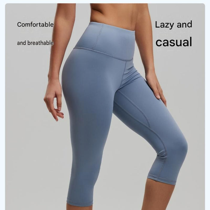 Winter Fitness Bundle - Grey XL size Women's High Waist 3/4 Yoga Leggings with Peach Hip Lift and Black Waterproof Sports Waist Bag with Bottle Holder for Running Gym and Outdoor Activities