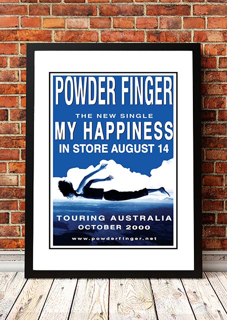 Powderfinger 'My Happiness' In Store Poster 2000- Framed A4 ...