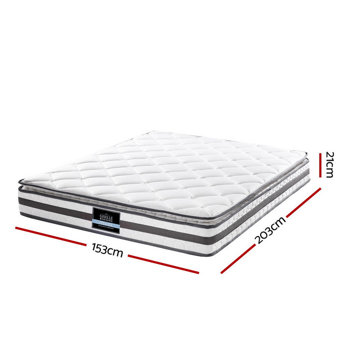 Giselle Bedding Normay Bonnell Spring Mattress 21cm Thick Queen