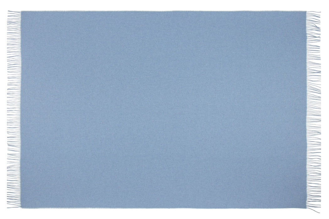 Paddington Throw - Fine Wool Blend - Blue