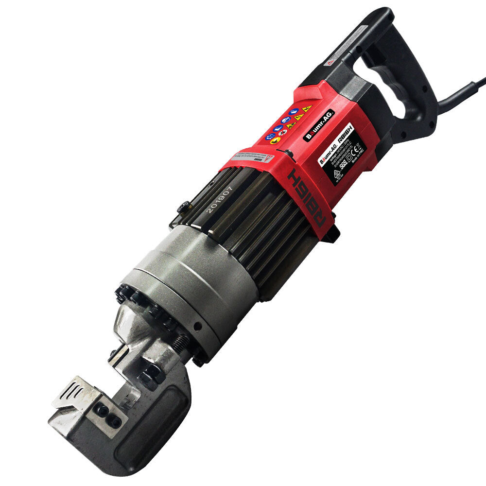 BAUMR-AG 850W 16mm Rebar Cutter Hydraulic Electric Reo Bar Portable Ma ...