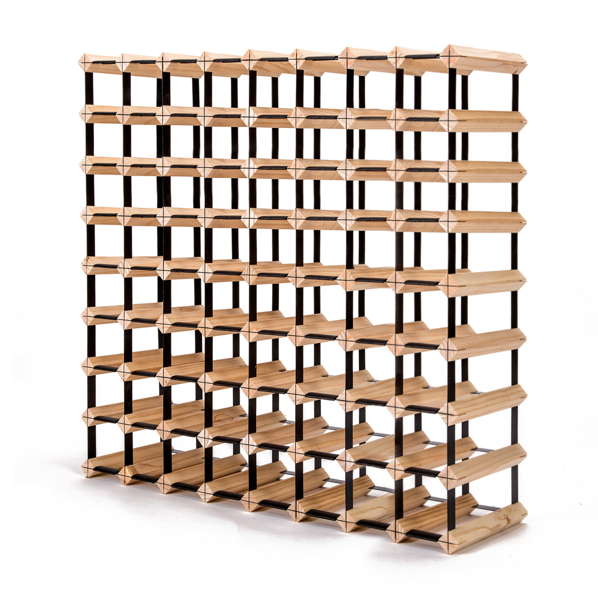 Bella Rack La Bella 72 Bottle Timber Wine Rack Storage Cellar Organiser ...