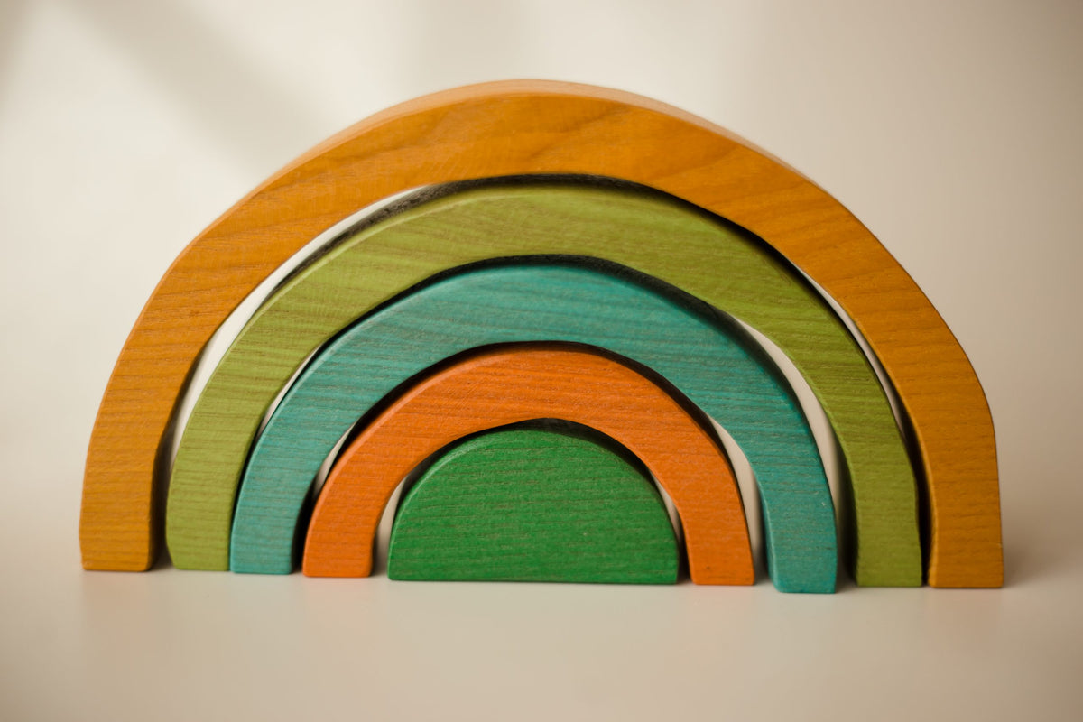 Small Color Blocks Small Color Rainbow Block Set — RABSDirect.com.au