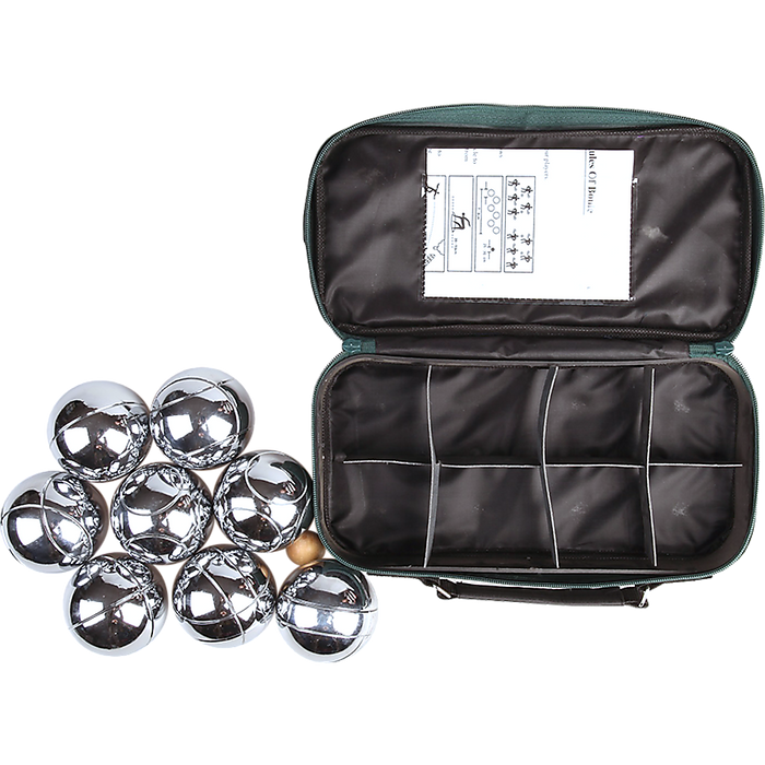 Deluxe Boules Bocce 8 Alloy Ball Set