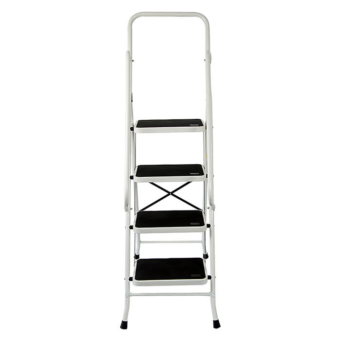 Foldable Non Slip 4 Step Steel Ladder