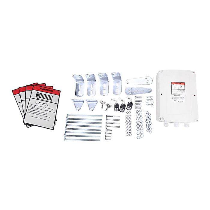 1200KG 20W Solar Double Swing Auto Motor Remote Gate Opener