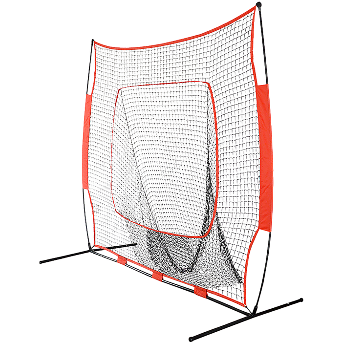 Portable Baseball Training Net Stand Softball Practice Sports Tennis