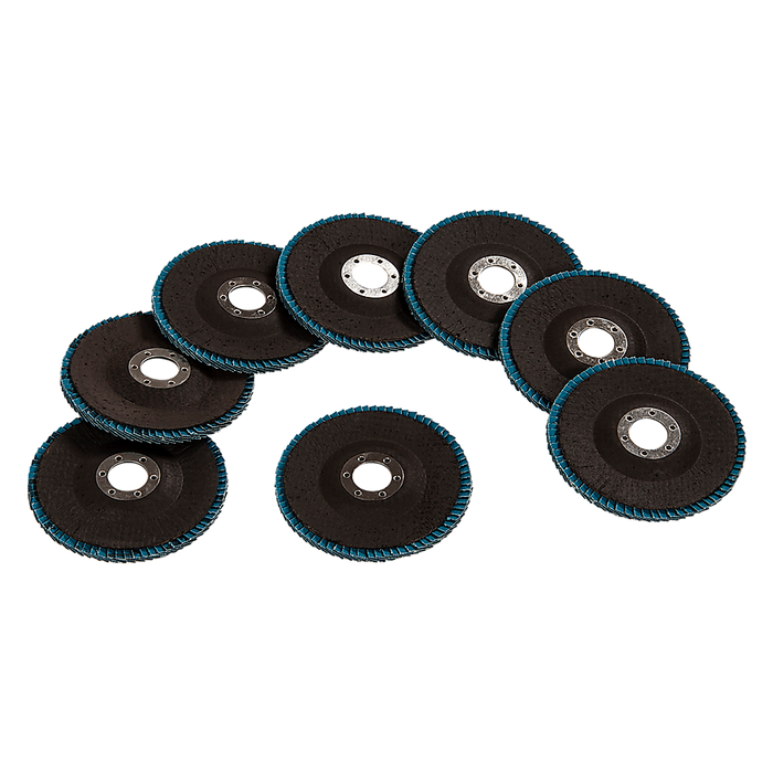 50x Pack Premium Zirconia Flap Disc Sanding Grinding 115mm 4.5" 40 Grit