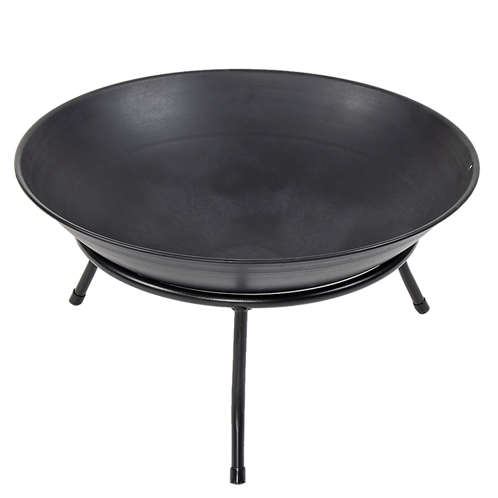 Cast Iron Fire Bowl Traditional Log Fire Pit Outdoor Heating Camp Site Barbecue