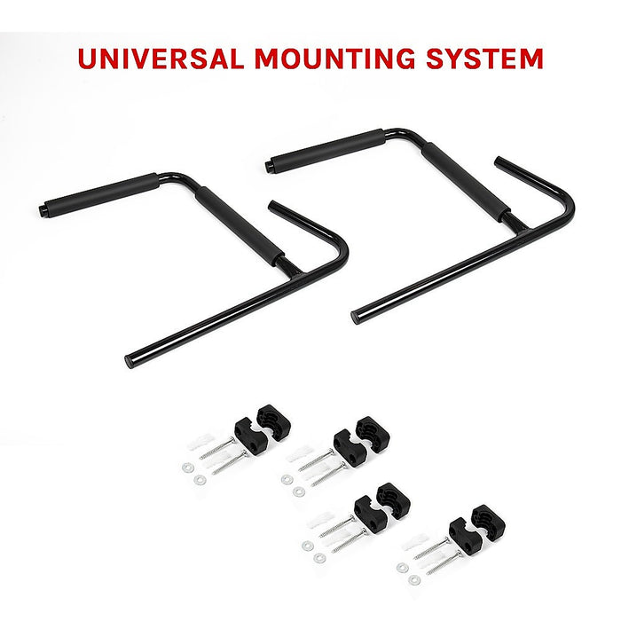 Pair Kayak Storage Rack Hanger Supporter Carrier Surfboard Holder Wall Bracket